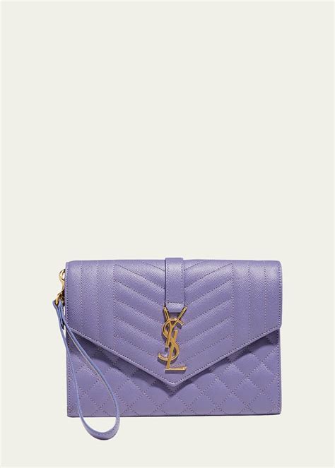 ysl colour clutch|ysl monogram quilted clutch.